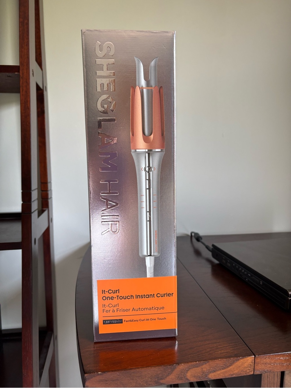Shelgam Instant spinCurler in Rose Gold new